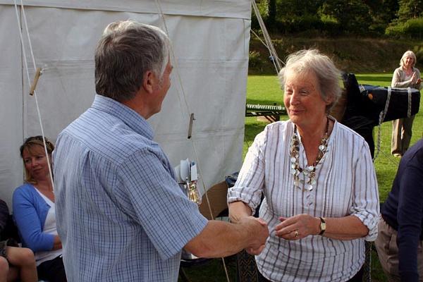 Edwina Kinch congratulates top man Richard Preston.jpg